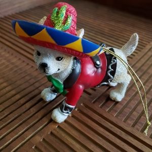 Two chihuahua Christmas ornament
